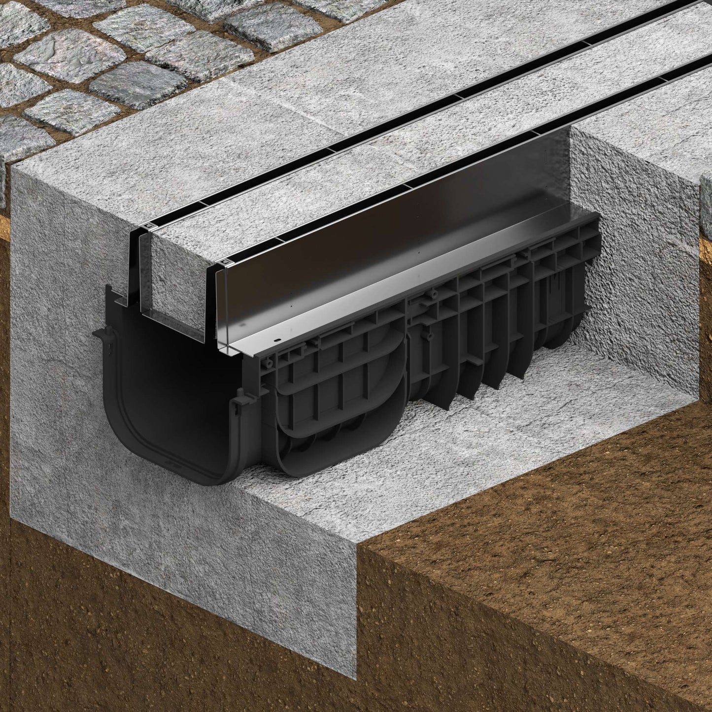 Stainless Steel TWIN Slot System - Standartpark