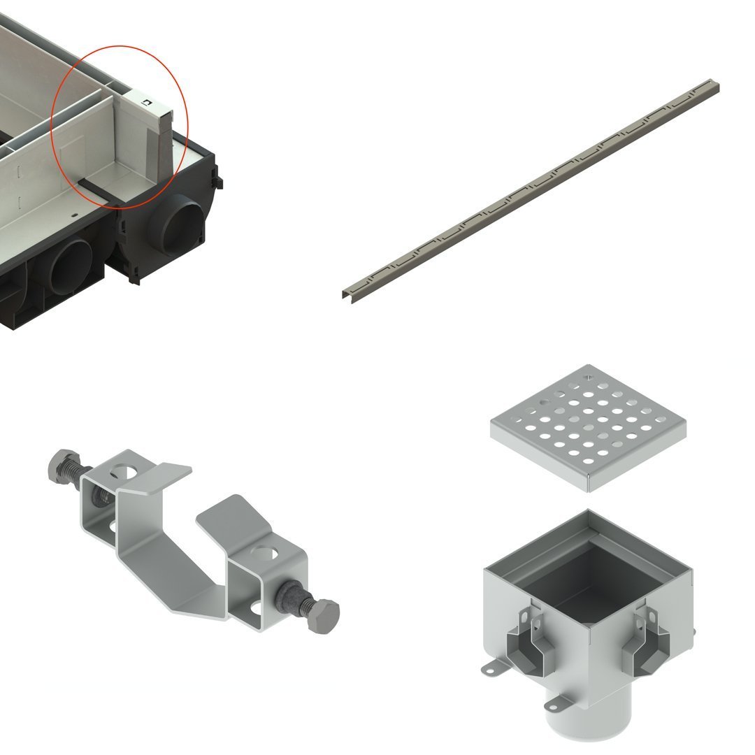 Slot Drain Accessories - Vodaland