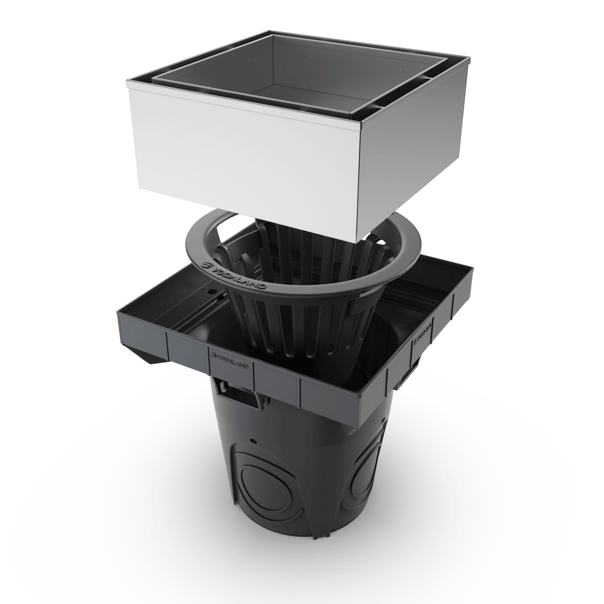 12x12 NEO Catch Basin Fillable Slot Package - Vodaland