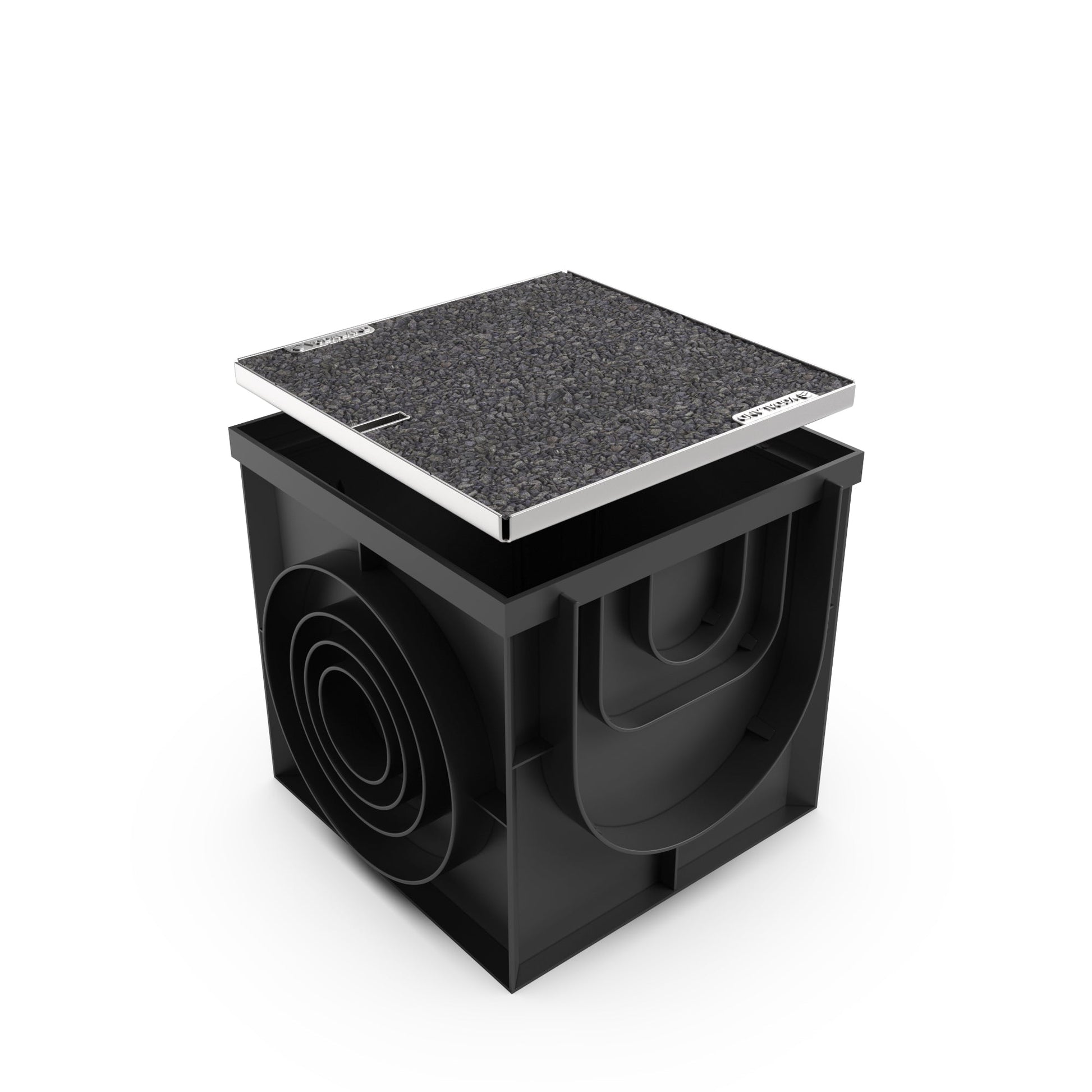 16X16 Catch Basin Gravel Grate Package - Vodaland