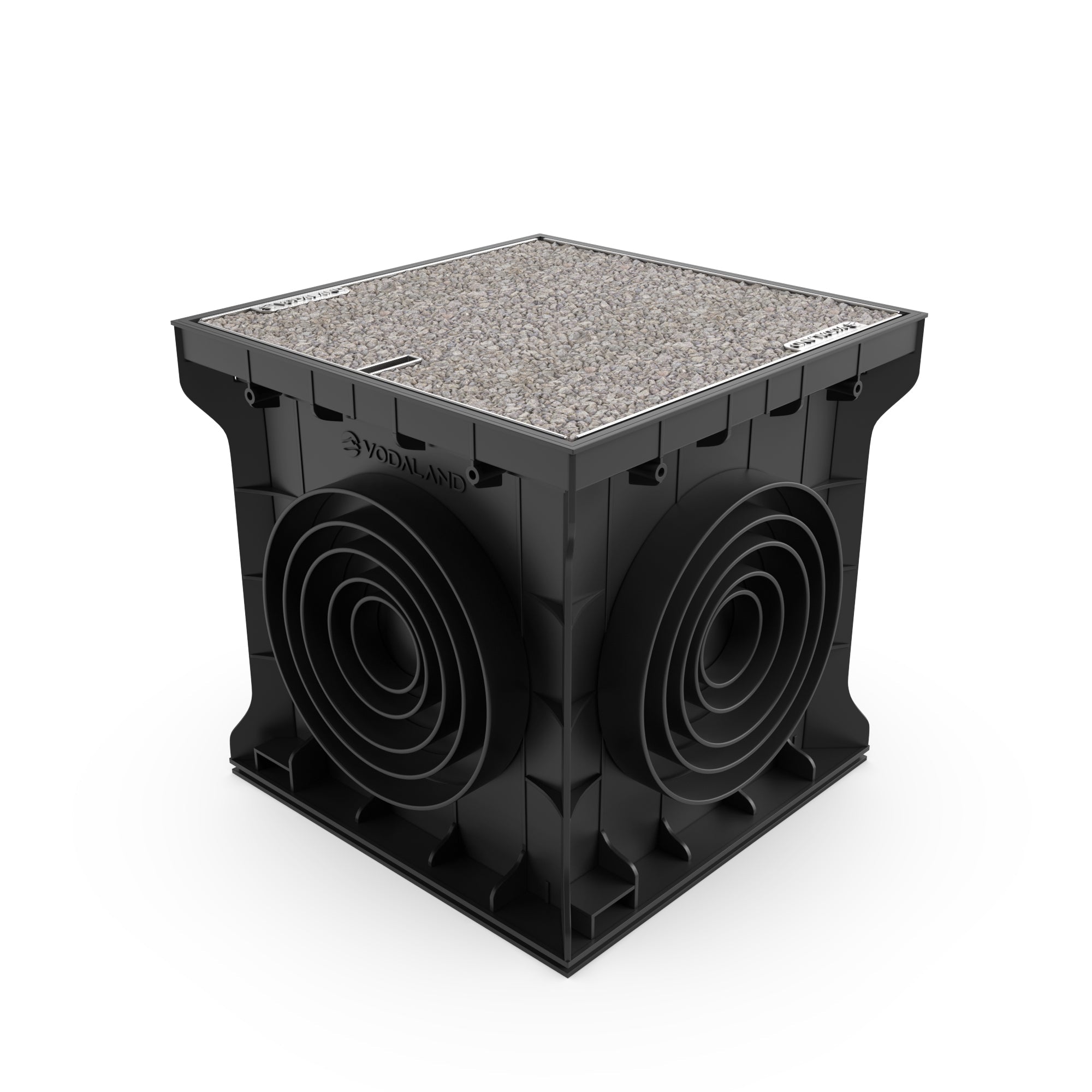 16X16 Catch Basin Gravel Grate Package - Vodaland
