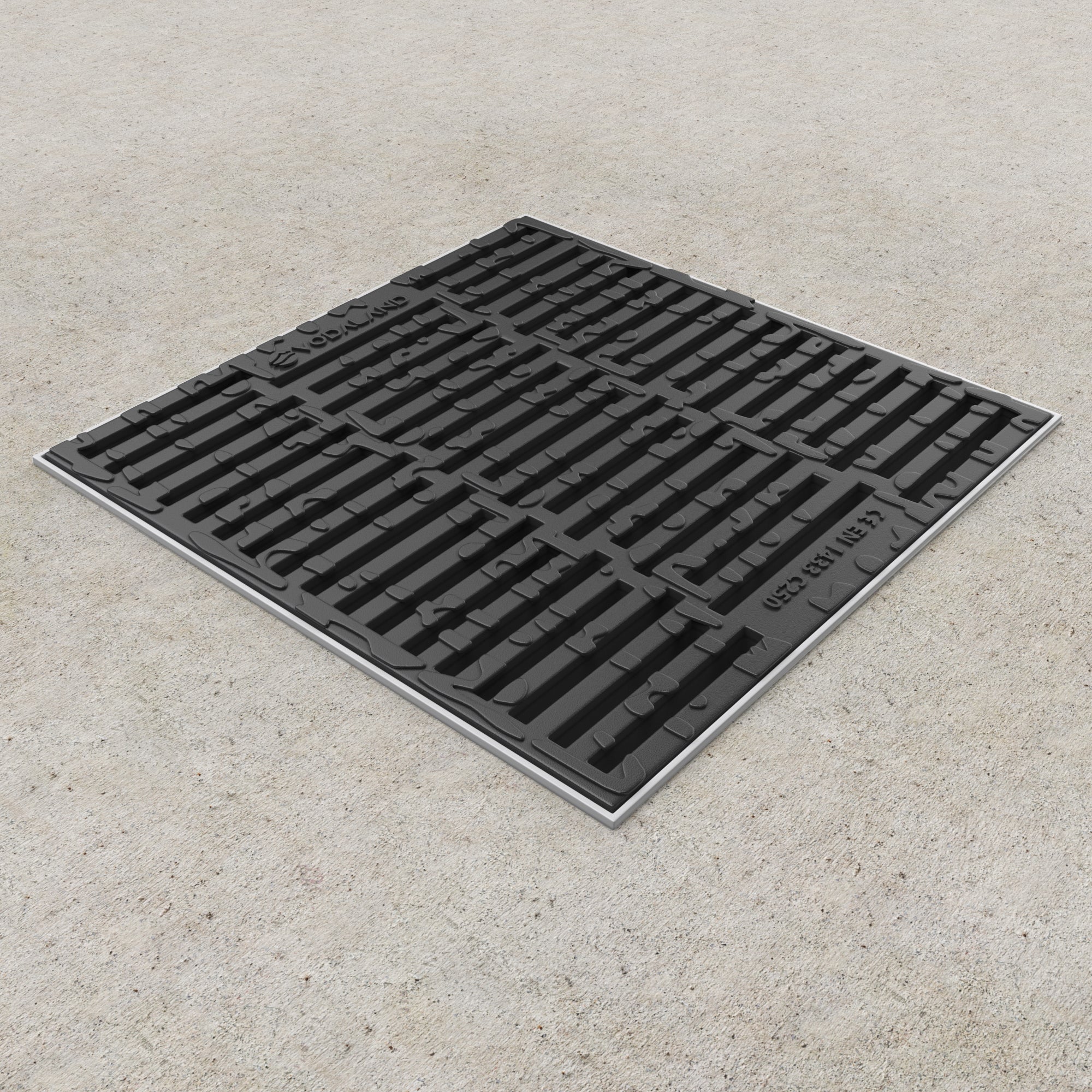 22x22 Cast Iron River Grate - Vodaland