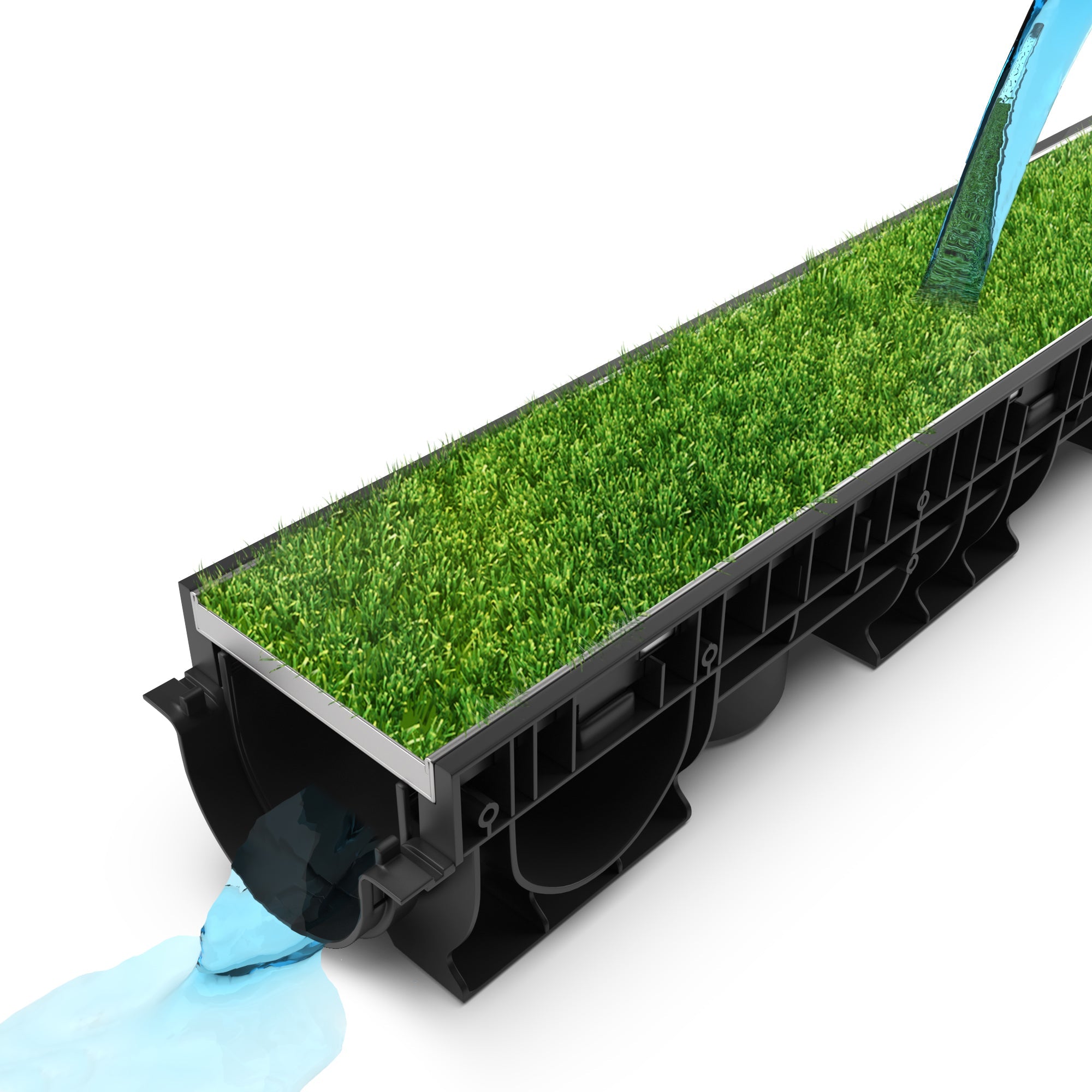 4" Stainless Steel Edgeless Fillable Package - Vodaland