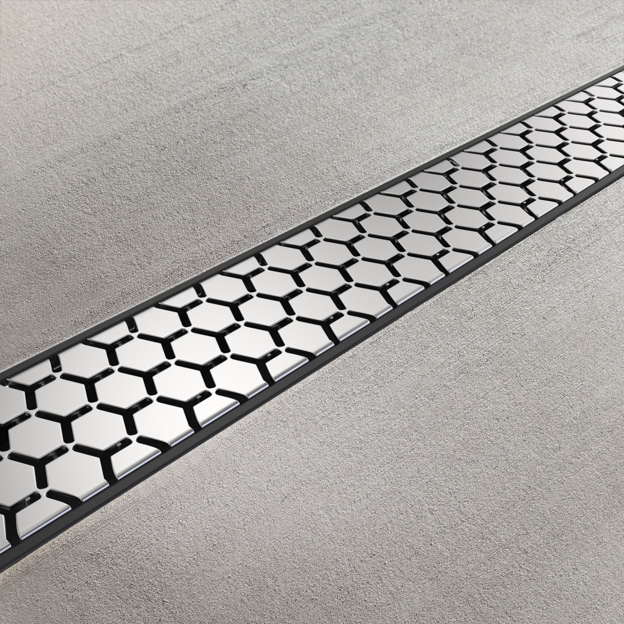 4" Stainless Steel Edgeless NOVA Grate - Vodaland