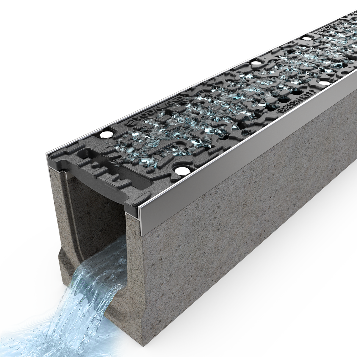4" Fiber Reinforced Concrete Channel