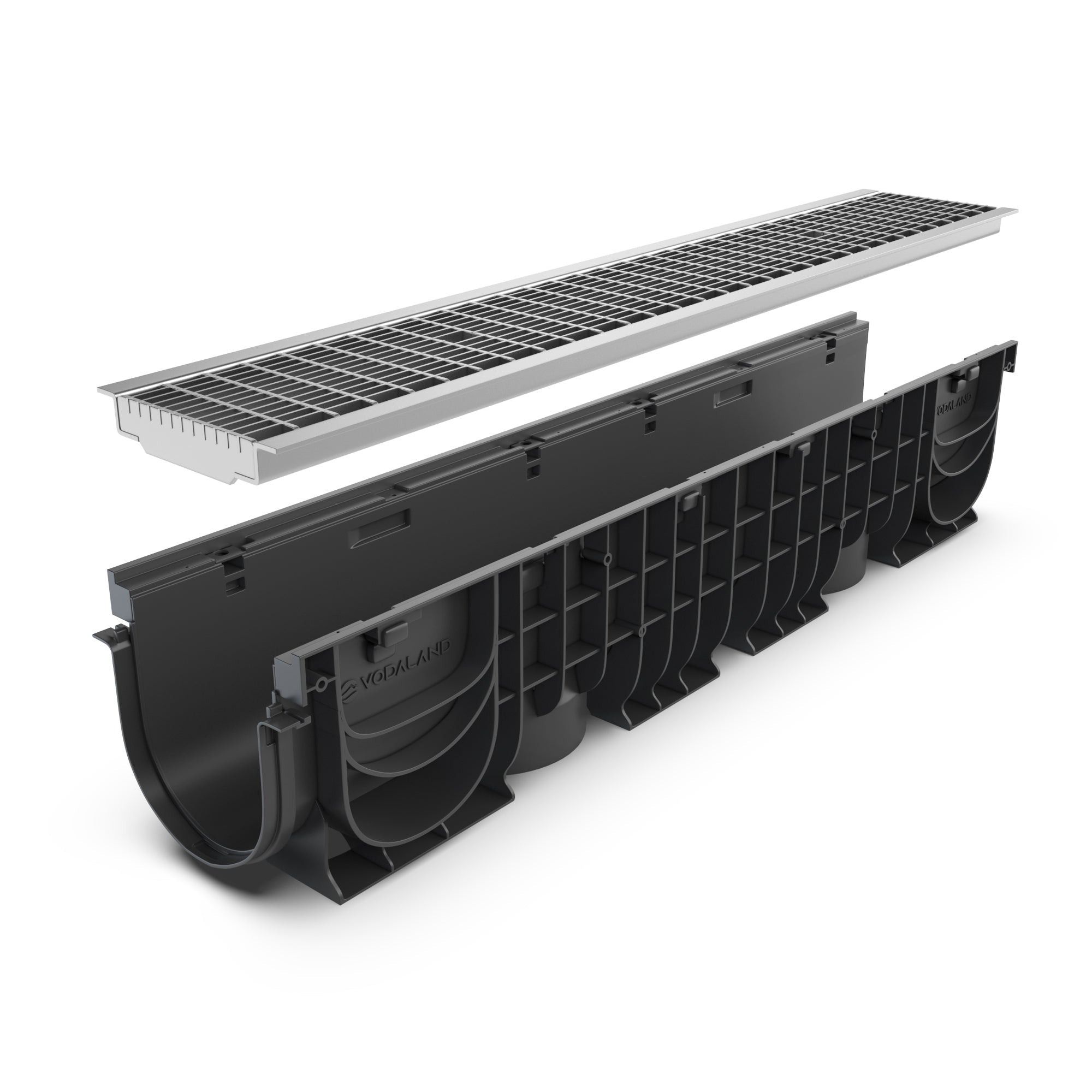 6" Channel Stainless Steel ADA B Class Package - Vodaland