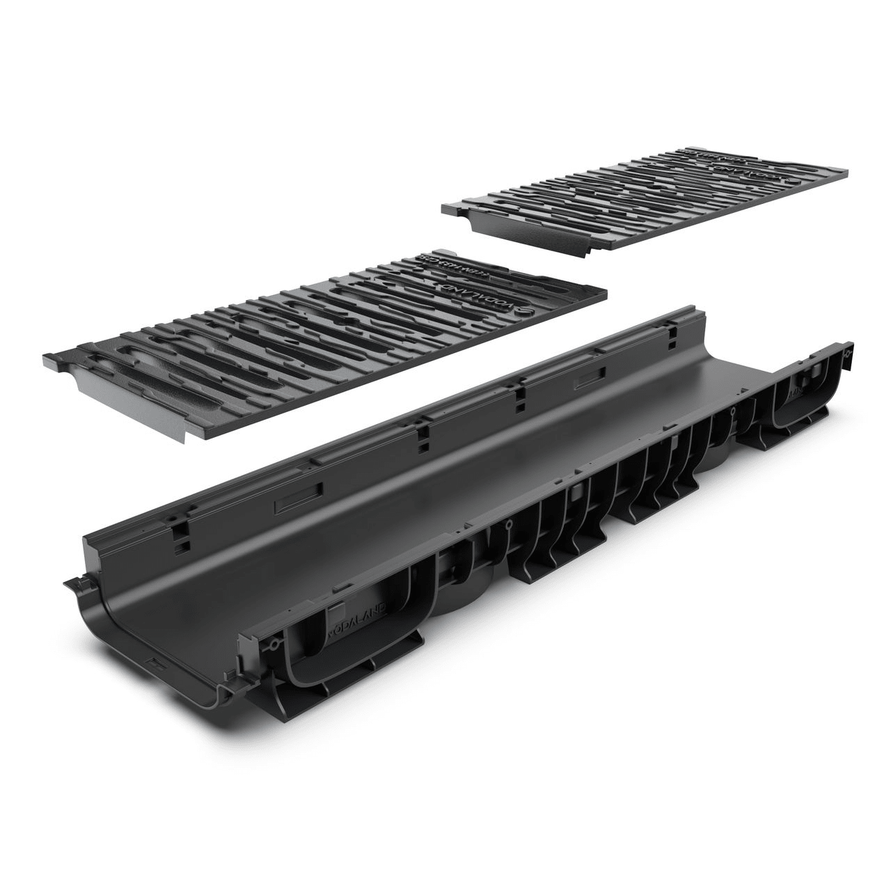 8" Channel Cast Iron Slotted Package - Vodaland