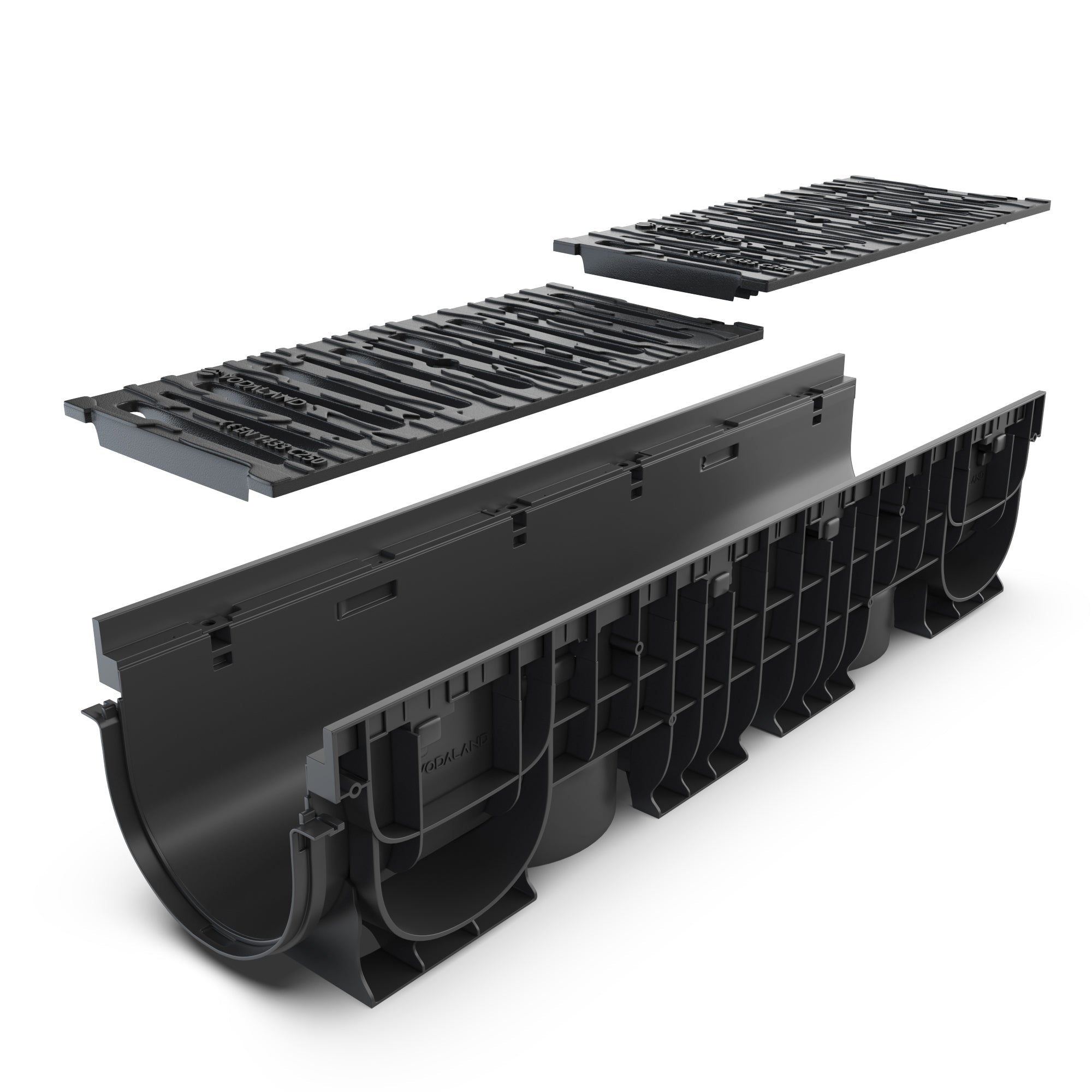 8" Channel Cast Iron Slotted Package - Vodaland