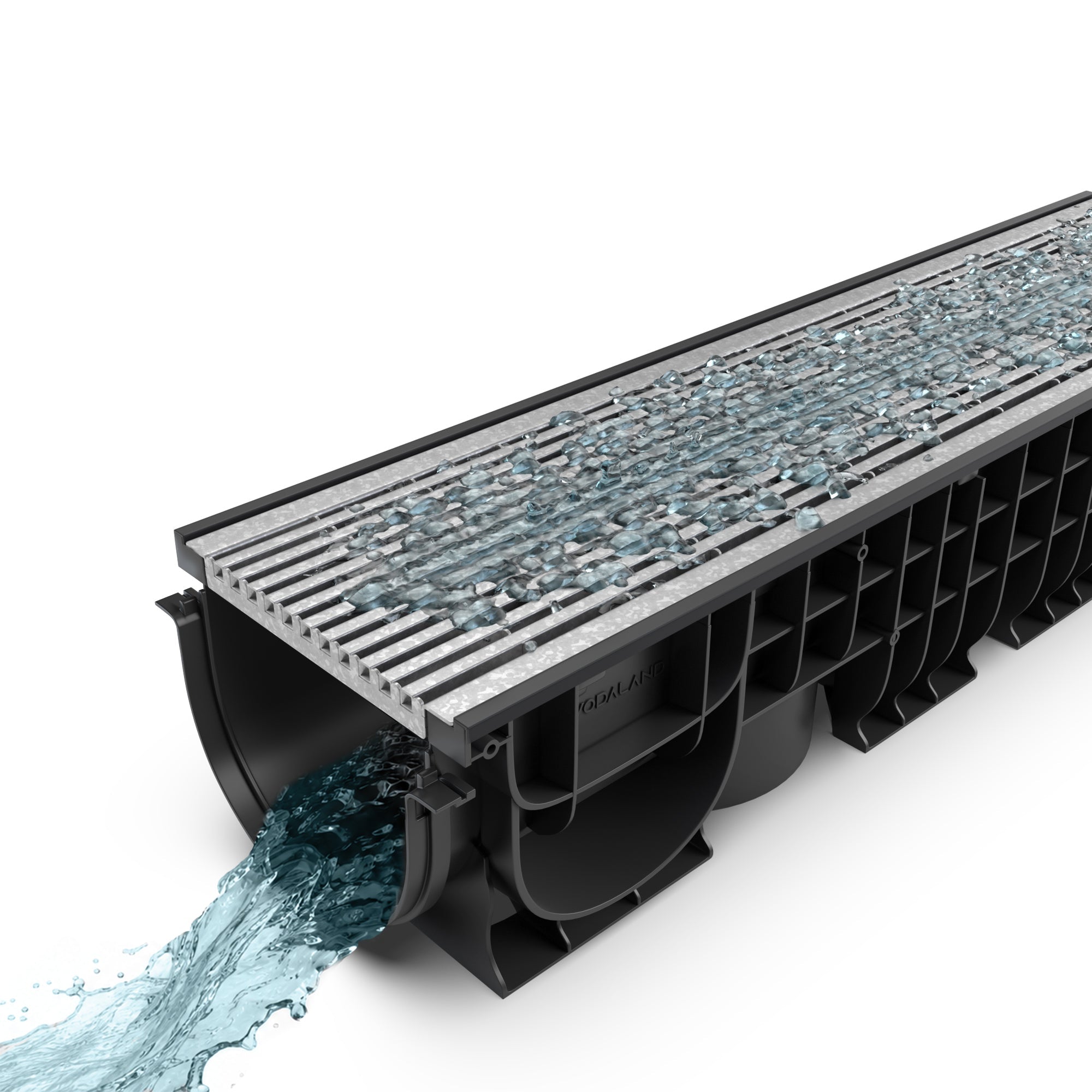 8" Channel Galvanized ADA / HEEL PRO Package - Vodaland