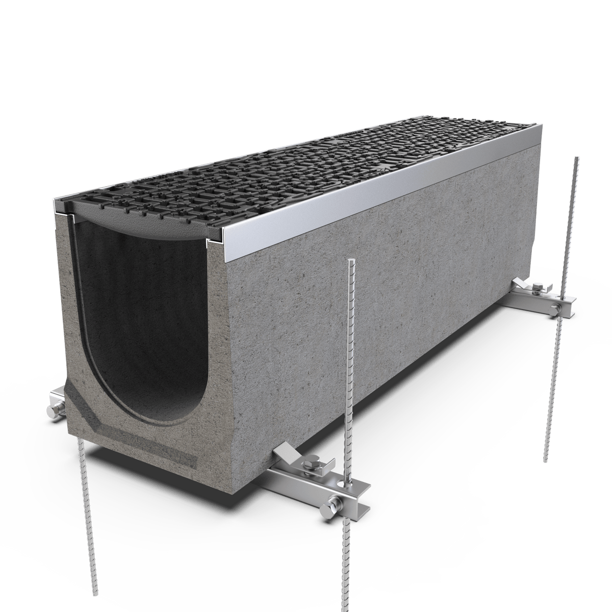 8" Fiber Reinforced Pre-Slope Channel 1% Slope - Vodaland