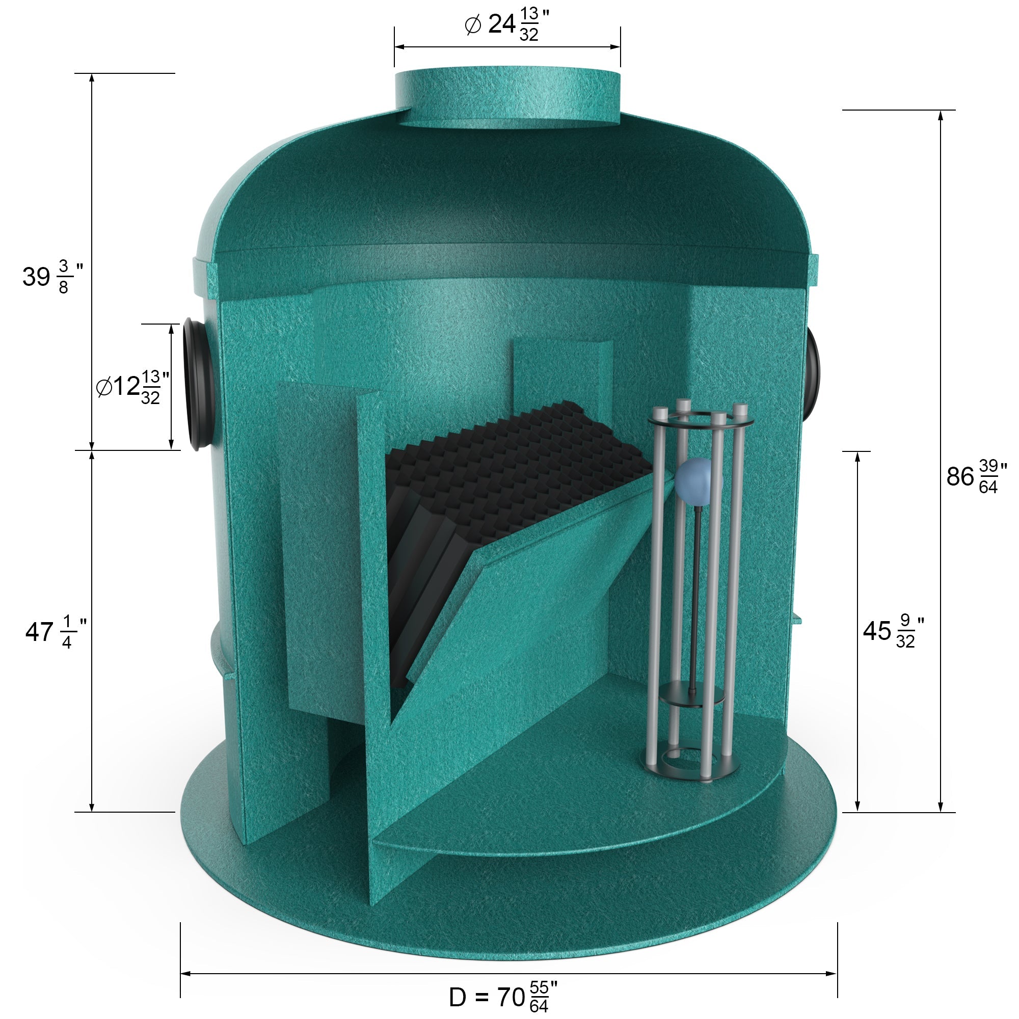 870 Gallon Oil / Water Separator OB1 - 15 - Vodaland