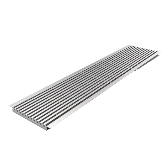 8" Stainless ADA / HEEL PRO Grate