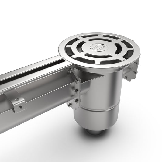 SL10000 Stainless Steel Pre Slope System Inline Basin