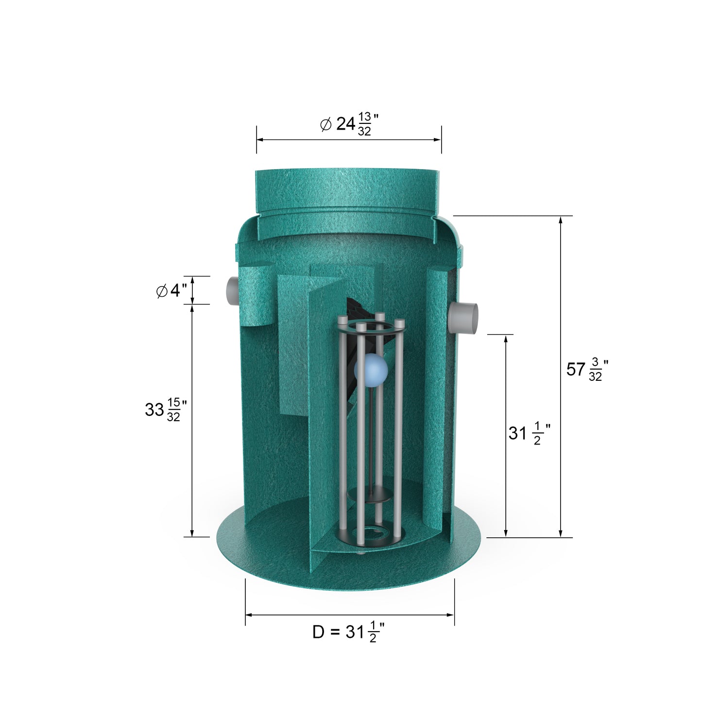 70 Gallon Oil / Water Separator OB1-1