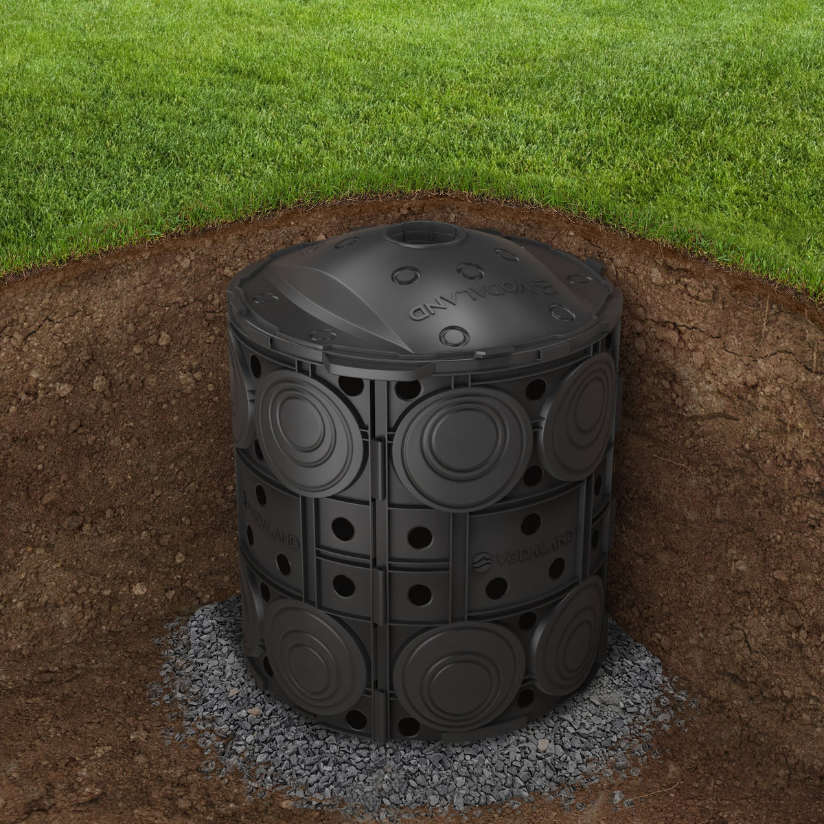 Easy DryWell System for Stormwater Drainage Vodaland USA