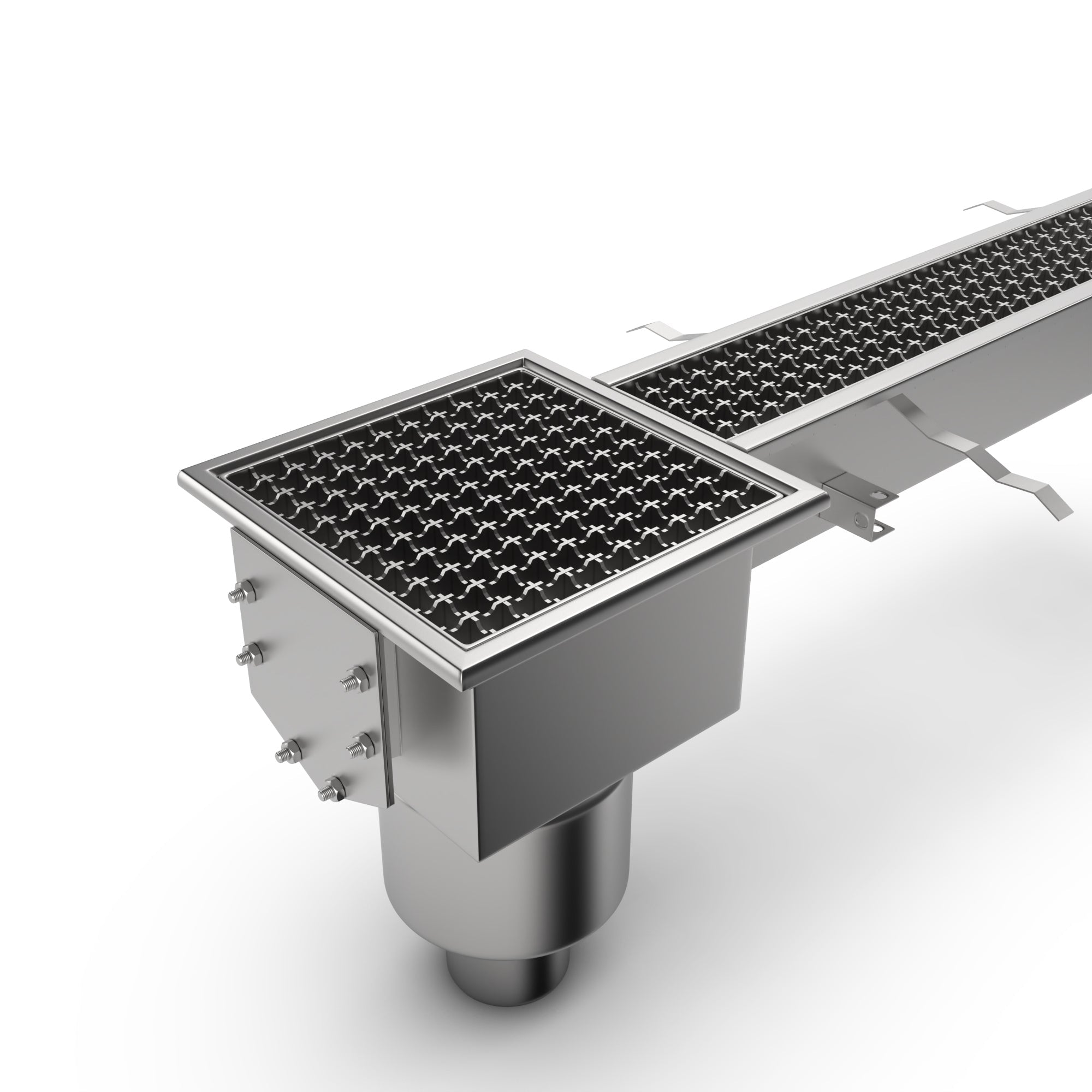 Stainless Steel Pre - Slope INLINE Basin - Vodaland