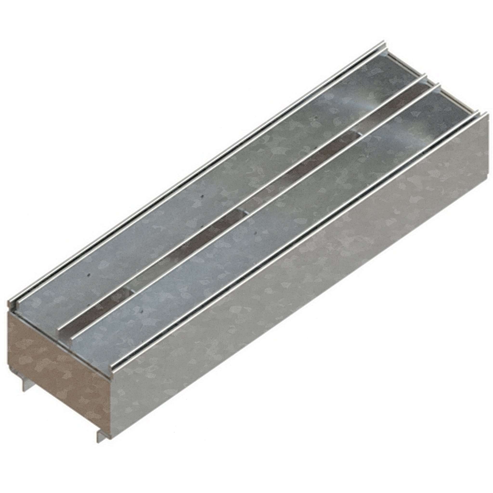 Worn and Torn - Galvanized Steel Slot Drain Clean Out Top - Vodaland