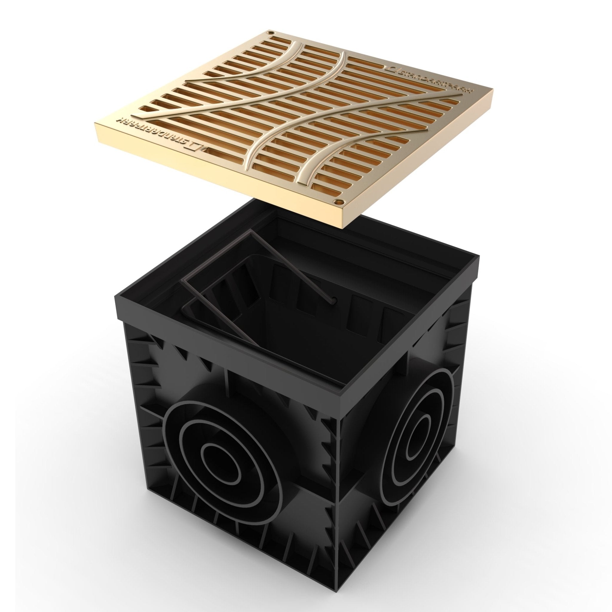 12x12 Catch Basin Brass ADA / Heel Package - Vodaland