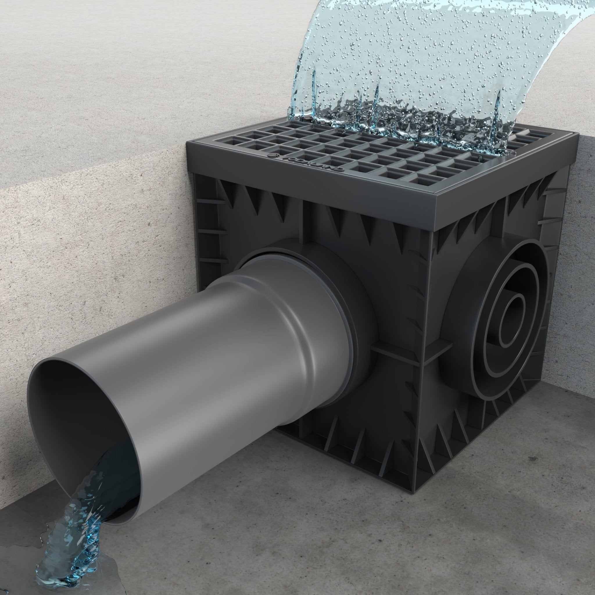 12x12 Catch Basin Ductile Cast Iron PKG - Vodaland