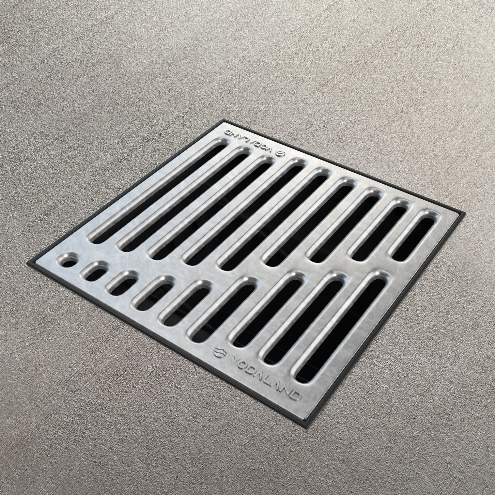 12x12 Catch Basin Galvanized Stamped Steel PKG - Vodaland