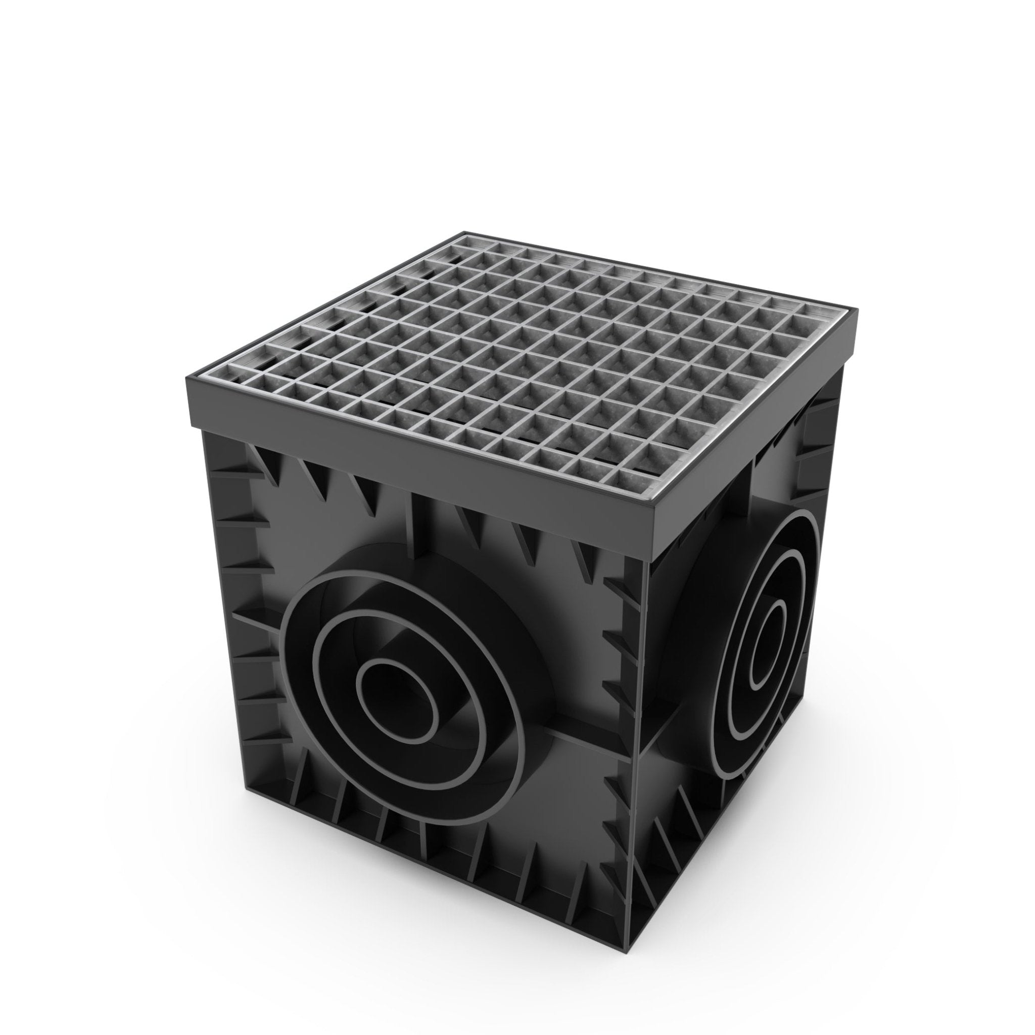 12x12 Catch Basin Galvanized Stamped Steel PKG - Vodaland