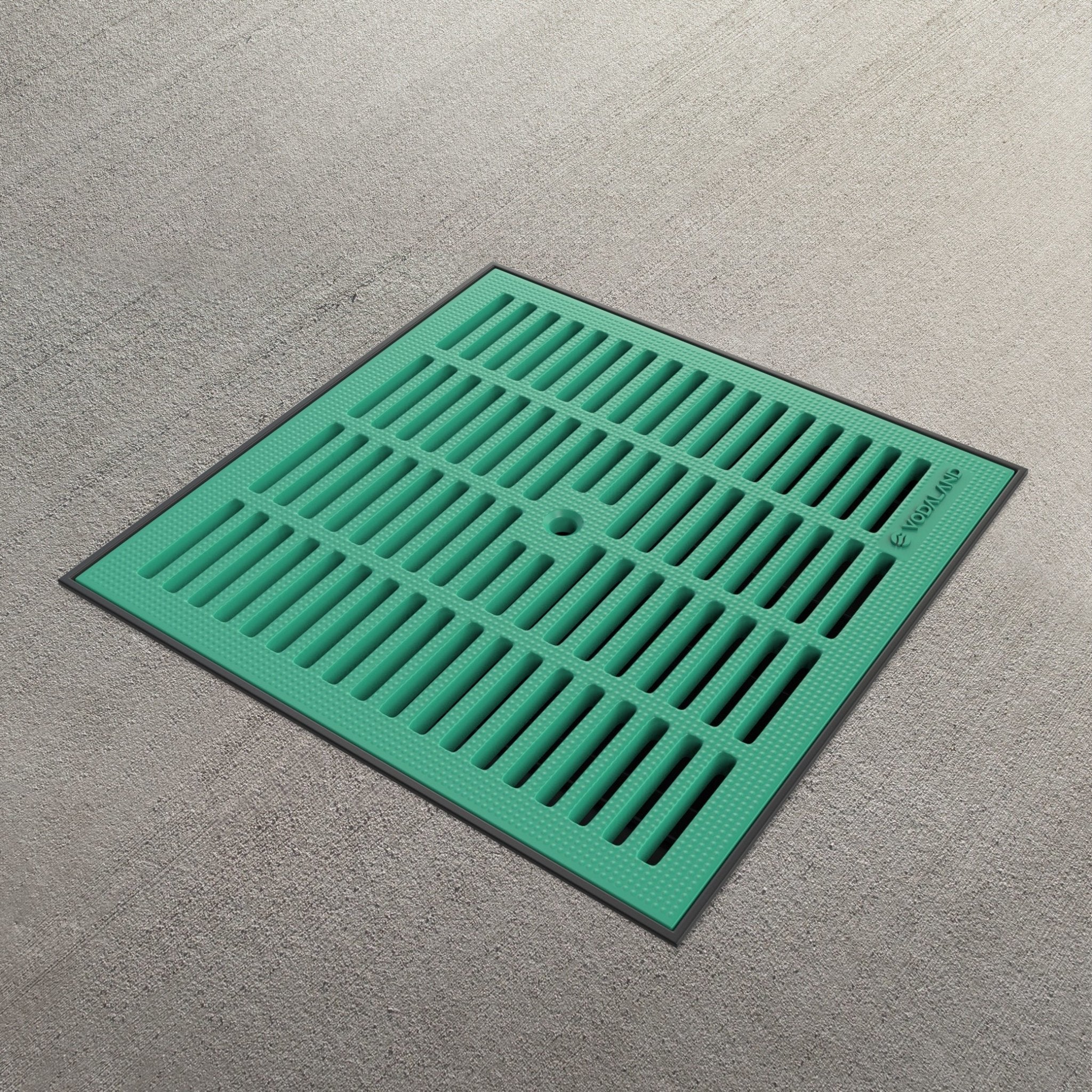 12x12 Catch Basin w/ Green Grating PKG - Vodaland