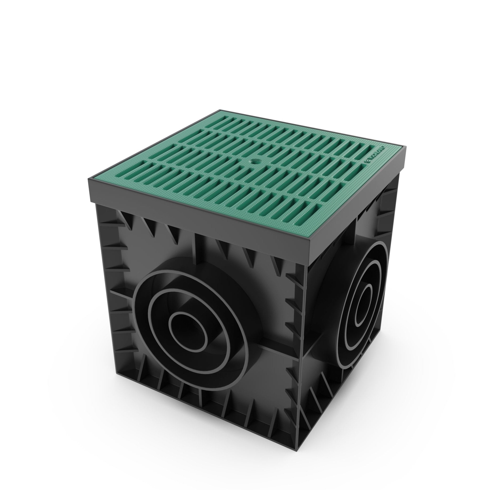 12x12 Catch Basin w/ Green Grating PKG - Vodaland