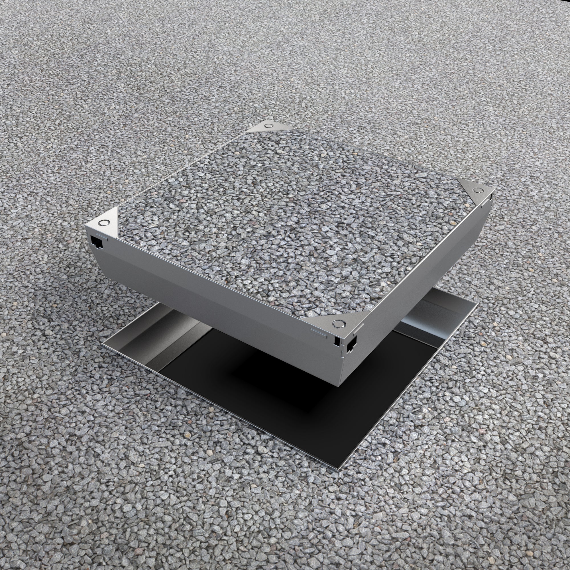 15x15 Stainless Steel Fillable Access Cover – Vodaland