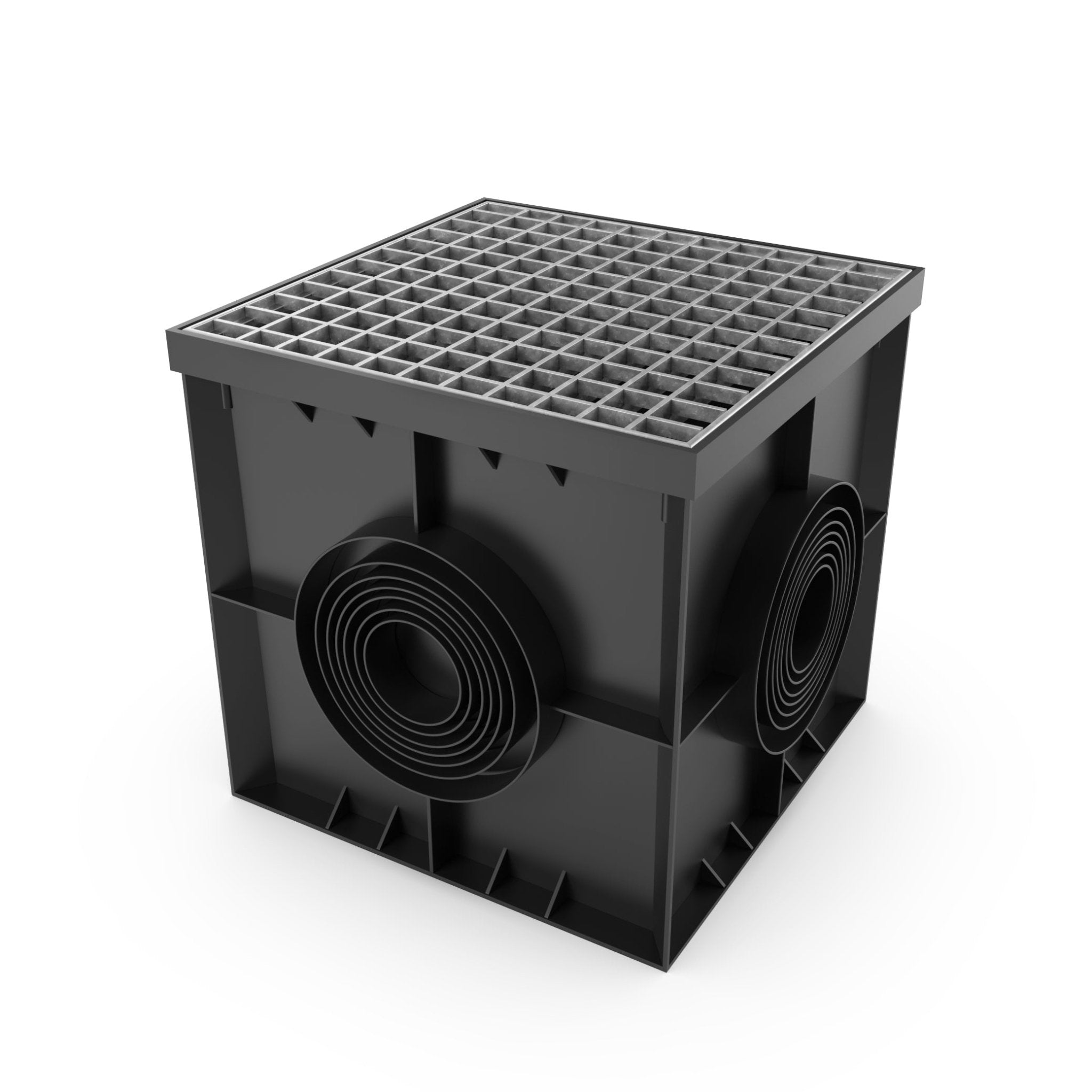 16x16 Catch Basin Galvanized Stamped Steel PKG - Vodaland