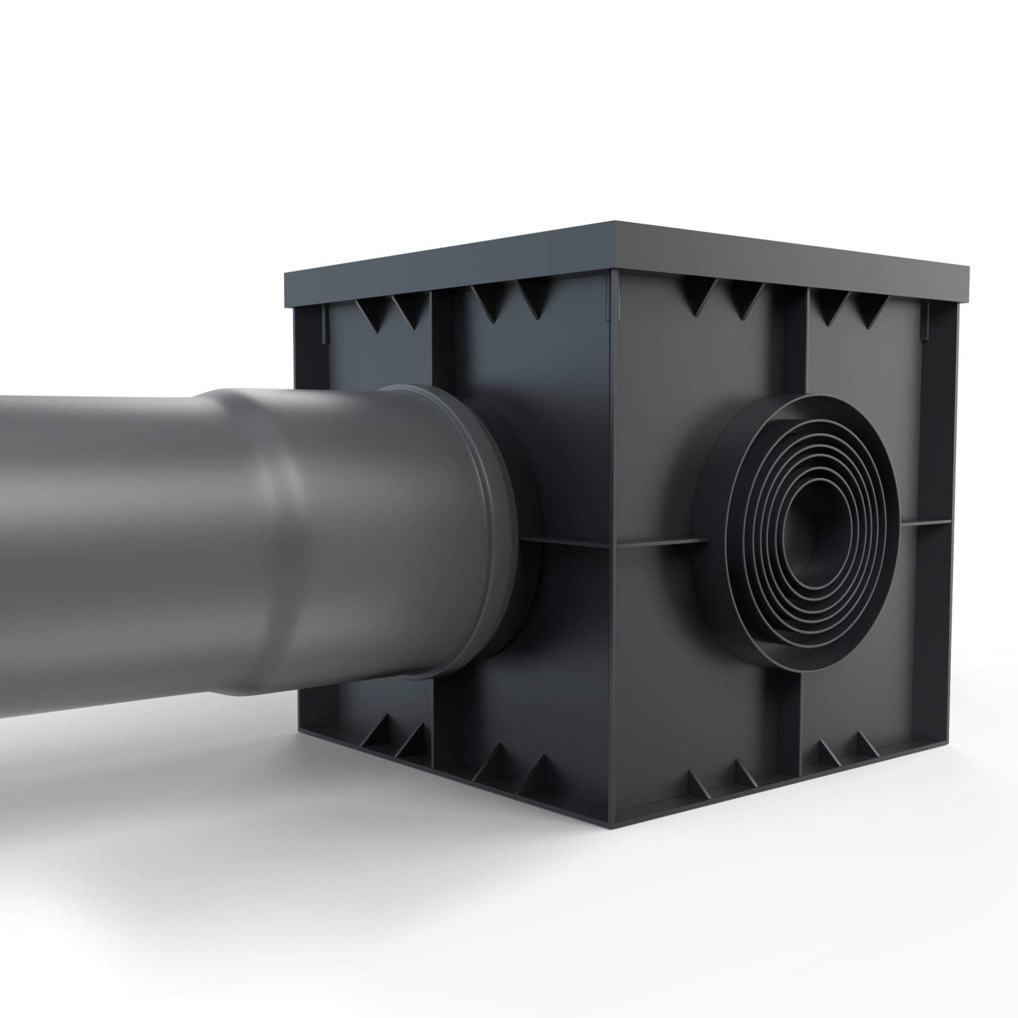 16x16 Catch Basin Galvanized Stamped Steel PKG - Vodaland