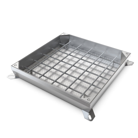 23x23 Stainless Steel Fillable Access Cover - Vodaland