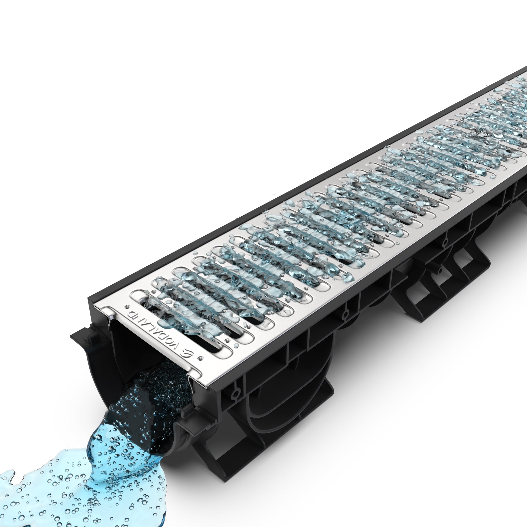 4" Channel Galvanized Stamped Steel Package - Vodaland