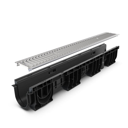 4" Channel Galvanized Stamped Steel Package - Vodaland