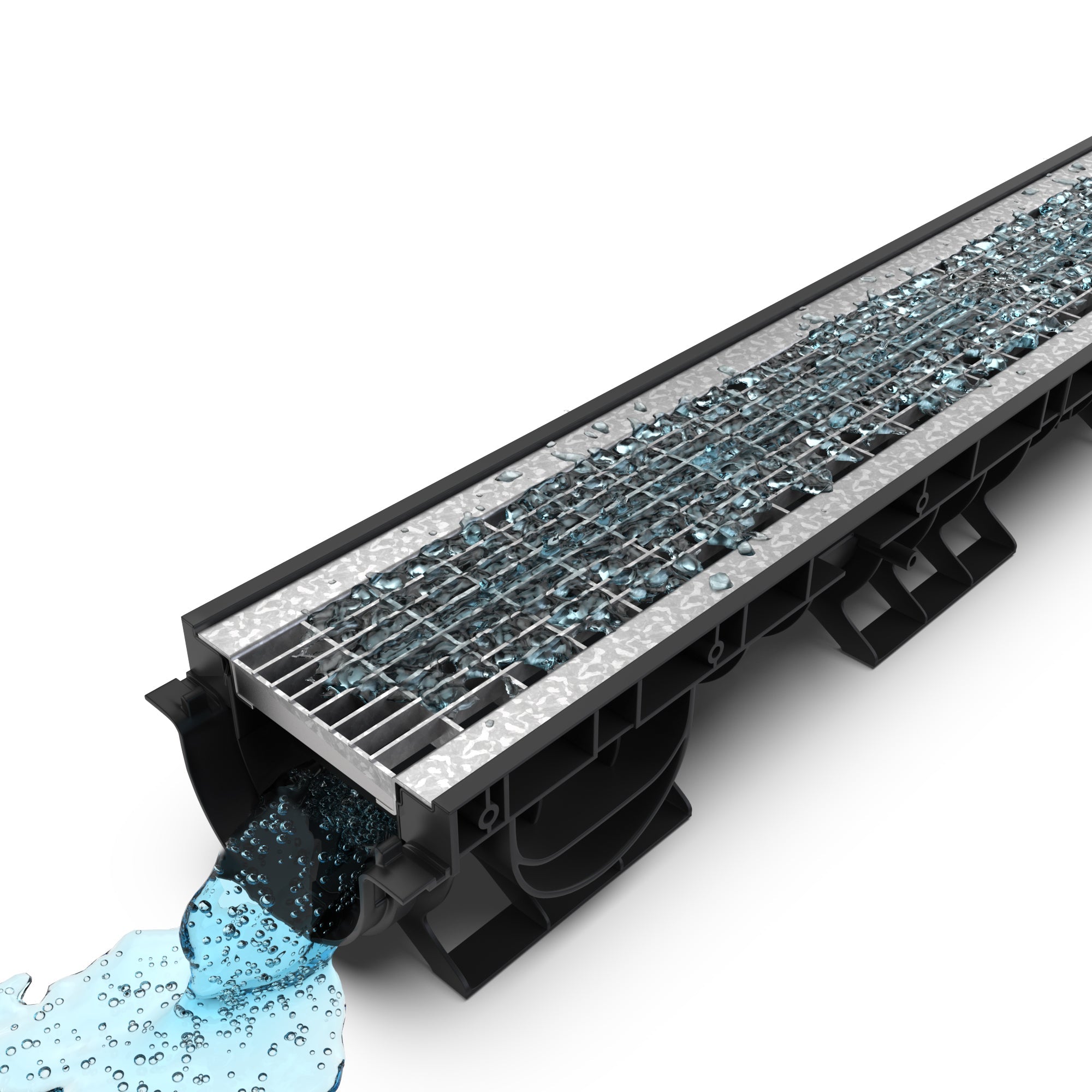 4" Channel Galvanized Steel B Class Package (ADA) - Vodaland