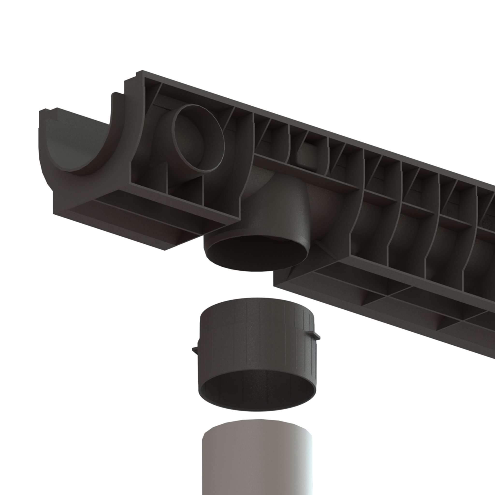 4 Inch Schedule 40 PVC Adapter