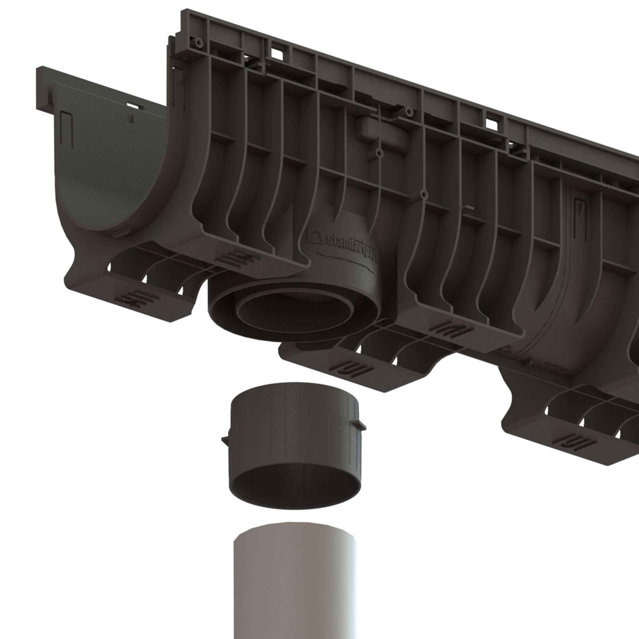 4 Inch Schedule 40 PVC Adapter