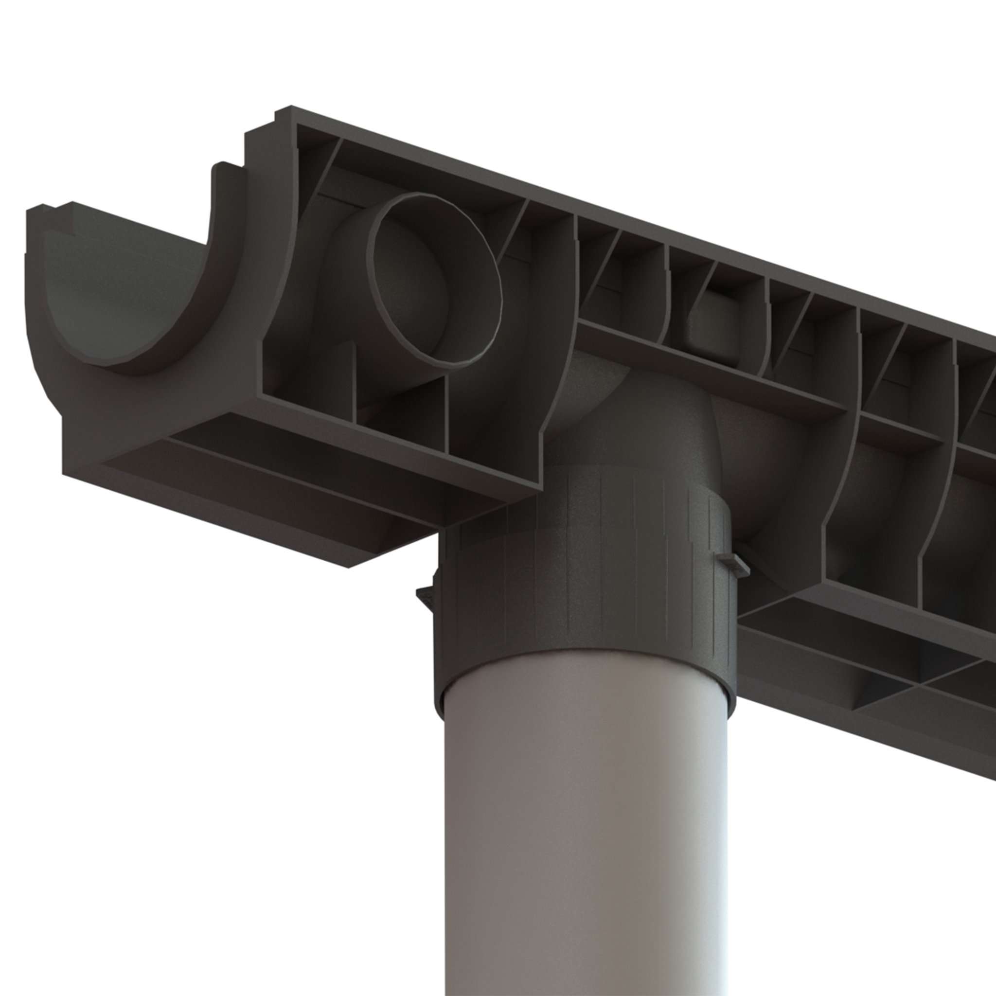 4 Inch Schedule 40 PVC Adapter