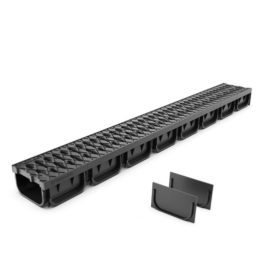 Easy 2 - 4 Inch channel Black - Vodaland