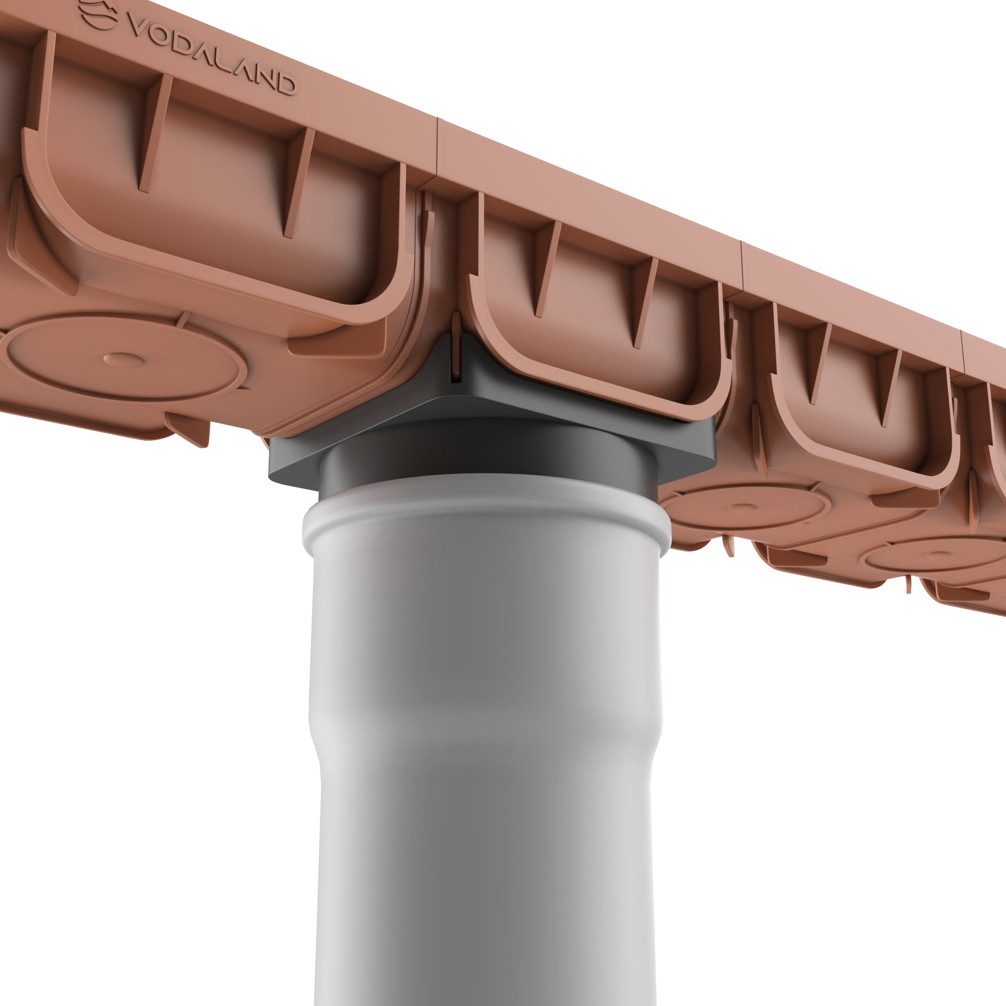 Easy 2 - 4 Inch Channel Terracotta - Vodaland