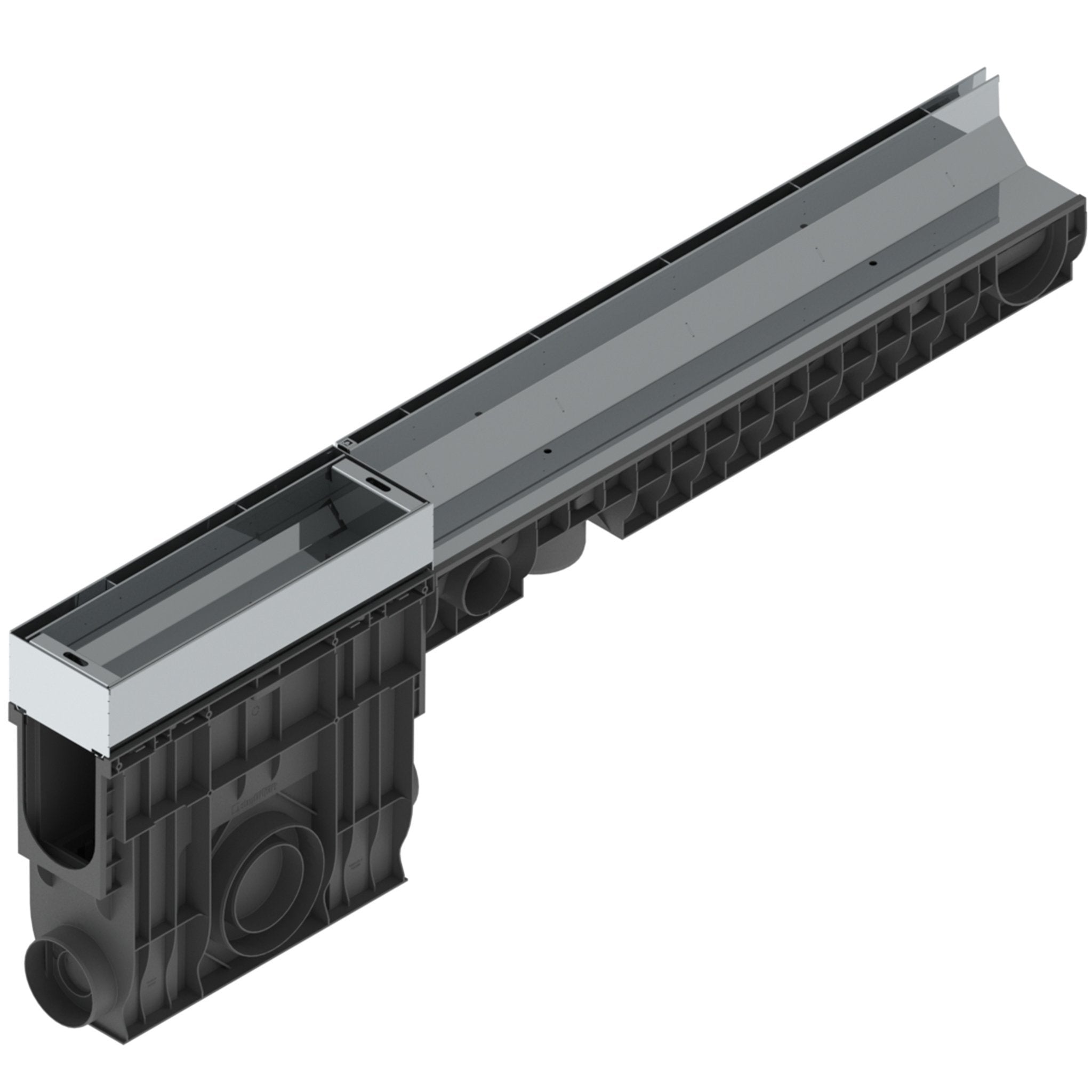 Galvanized Steel Slot Drain Clean Out System