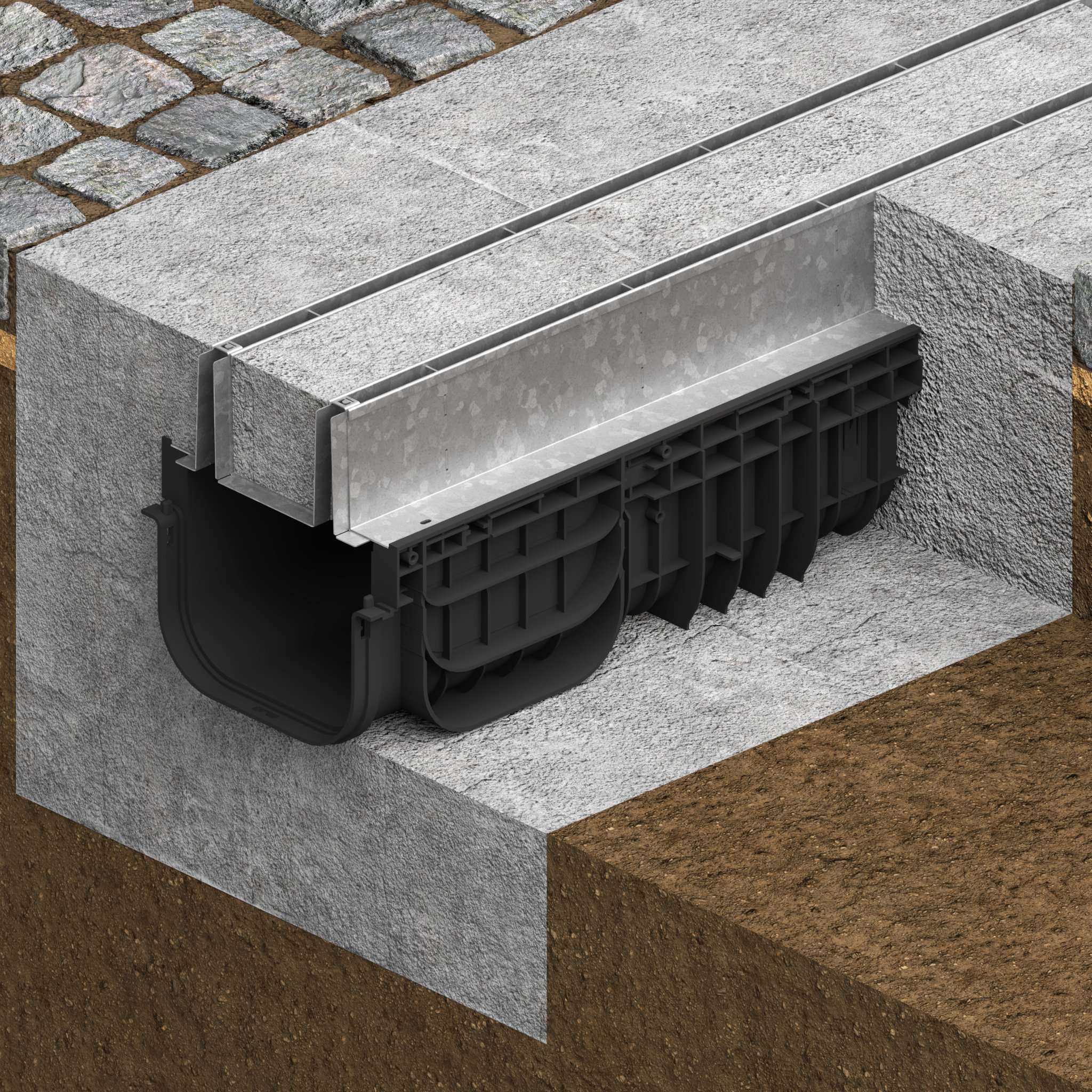 Galvanized Steel TWIN Slot System