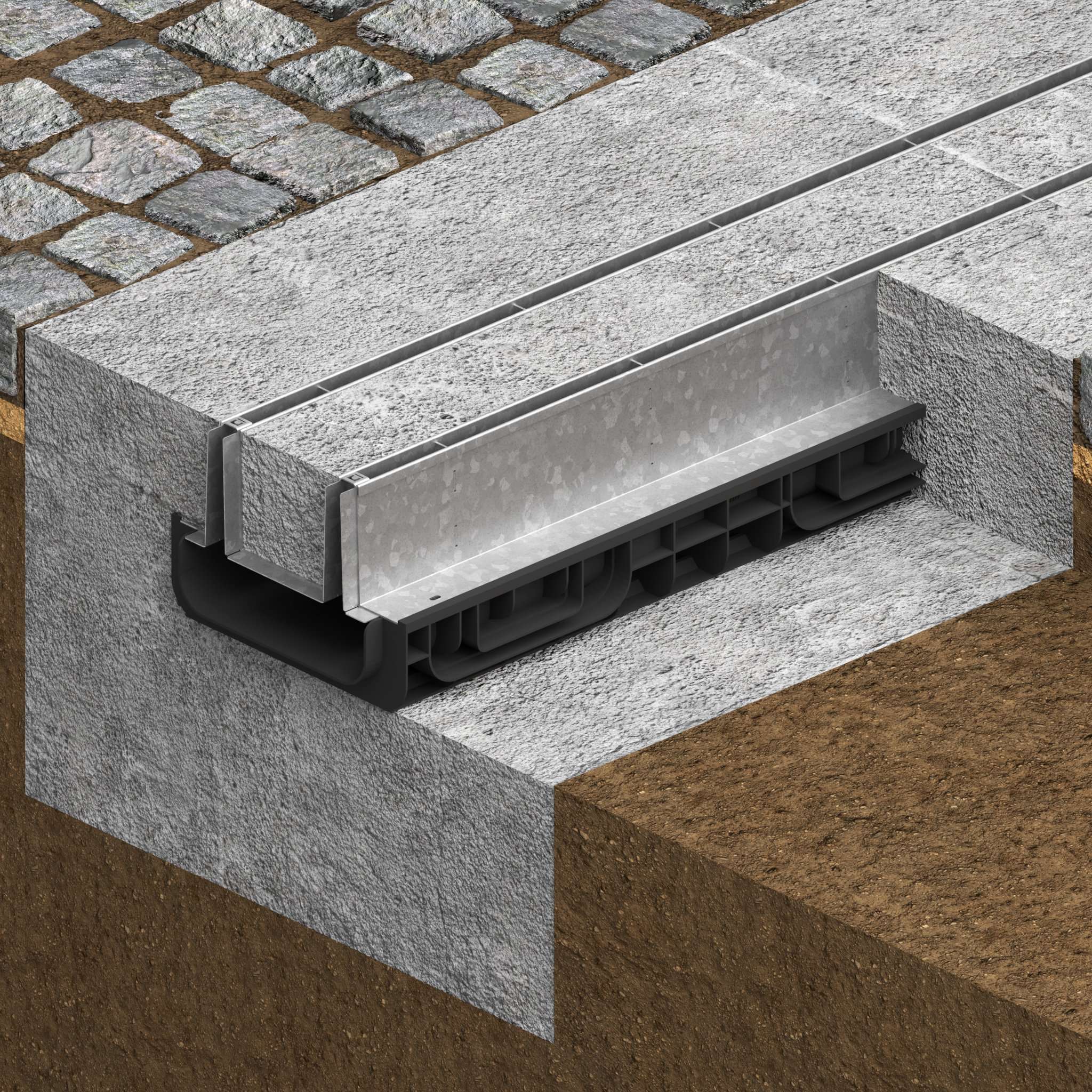 Galvanized Steel TWIN Slot System