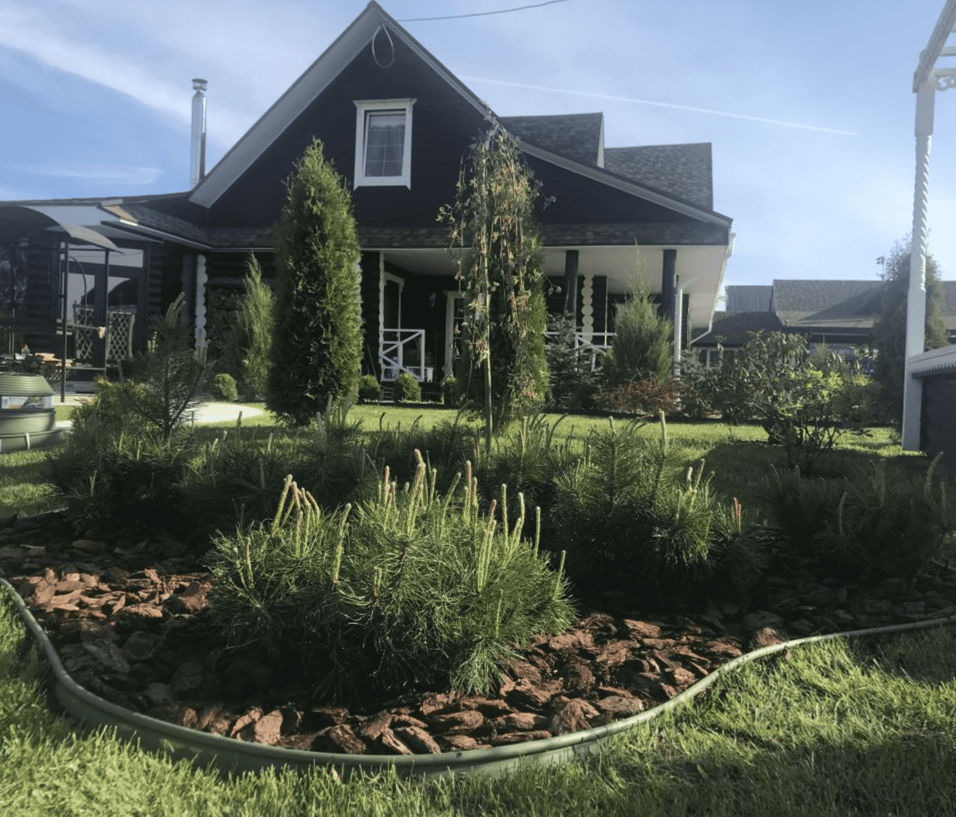 Flexible Brown Natural Lawn & Landscape Border Edging (10 Feet