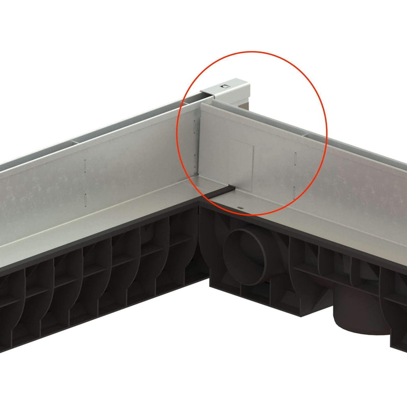 Slot Drain 90 Degree Adapter