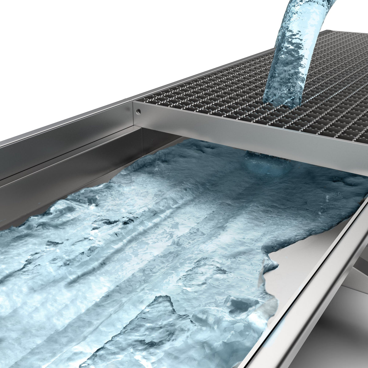 Stainless Steel Pre-Slope Channel System 12 Inch