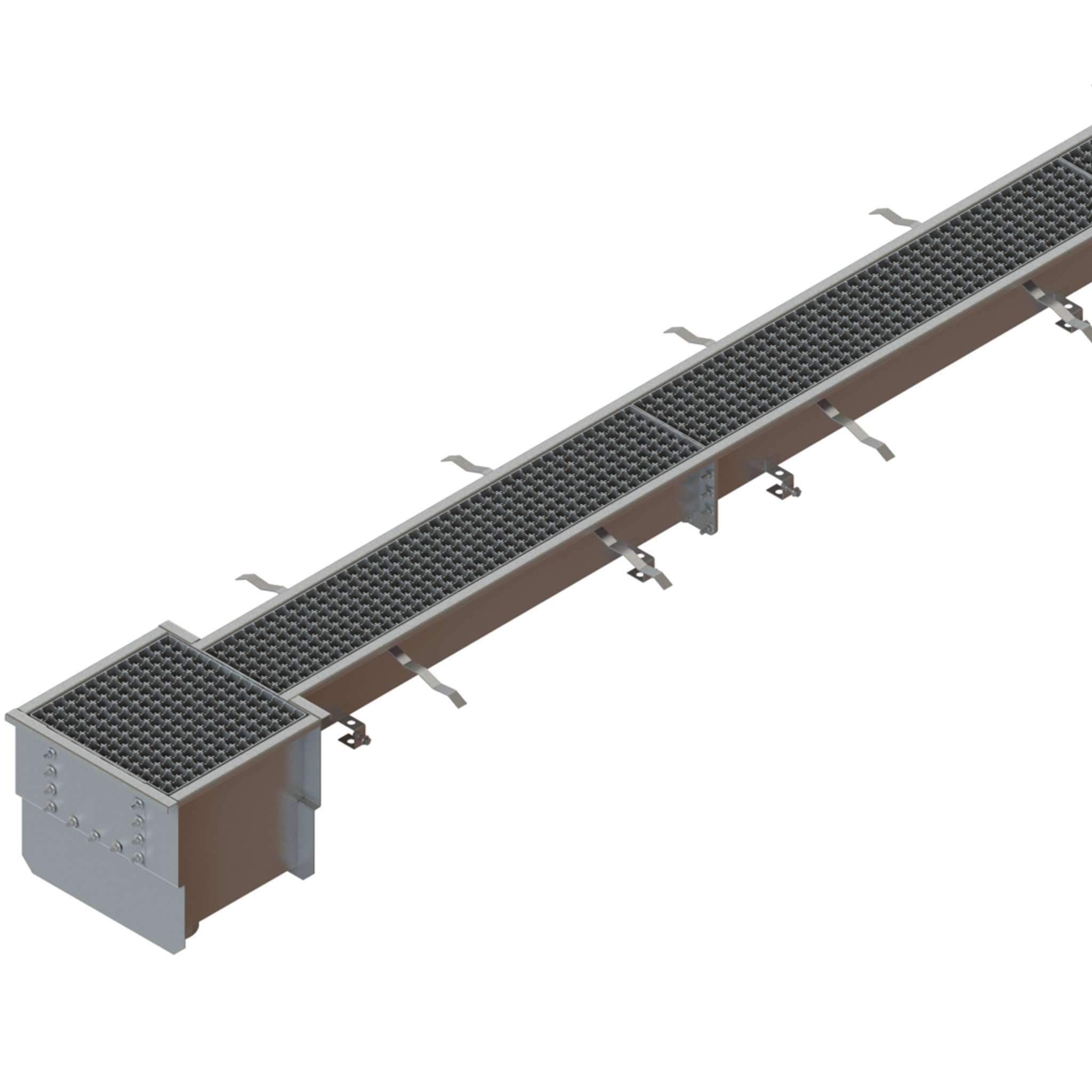 Stainless Steel Slope INLINE Basin - Standartpark