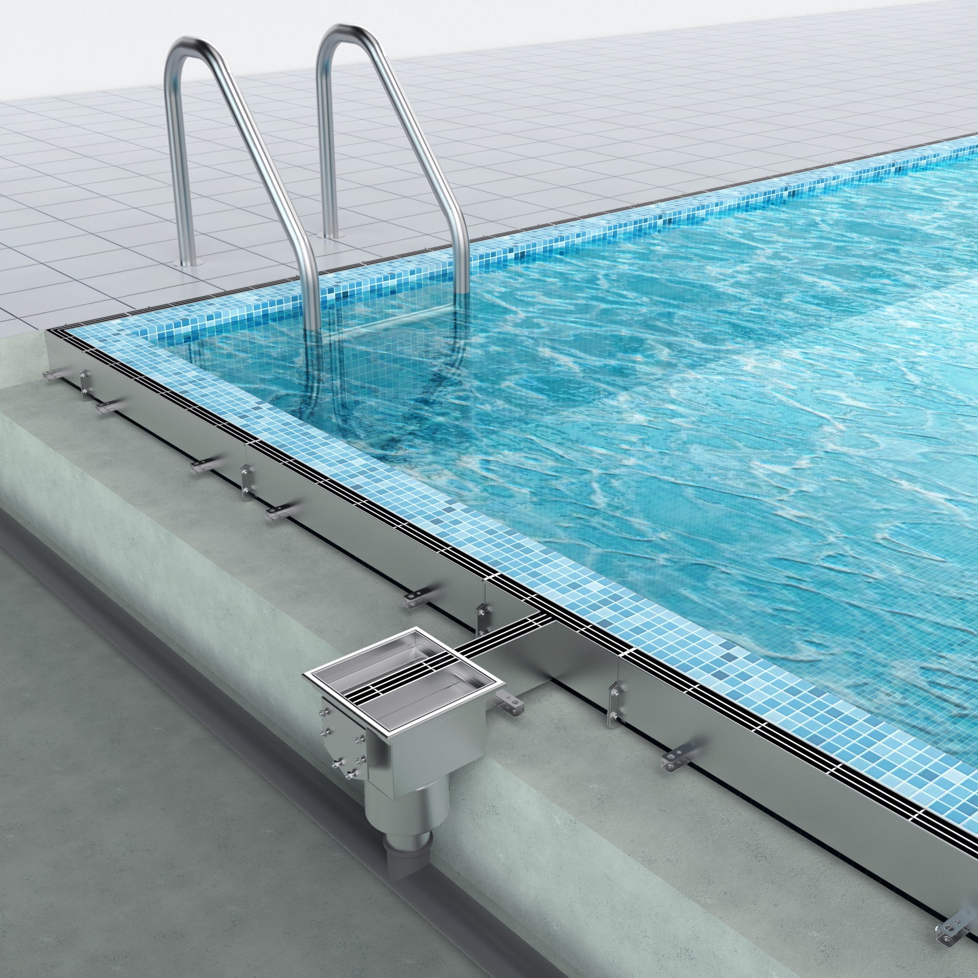 Triple Slot System Inline Basin - Vodaland